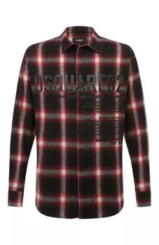 Хлопковая рубашка Dsquared2