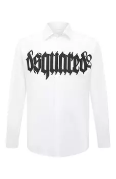 Хлопковая рубашка Dsquared2