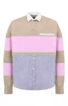 Хлопковая рубашка Dsquared2