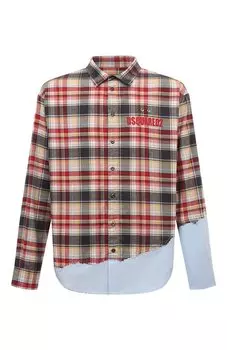 Хлопковая рубашка Dsquared2