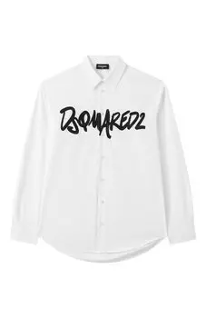 Хлопковая рубашка Dsquared2