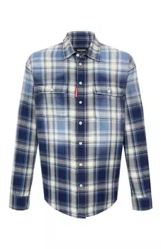 Хлопковая рубашка Dsquared2