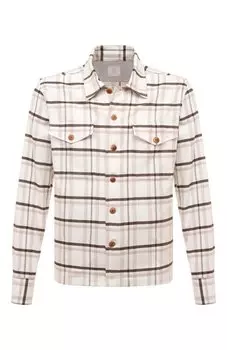 Хлопковая рубашка Eleventy Platinum