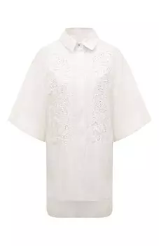 Хлопковая рубашка Elie Saab