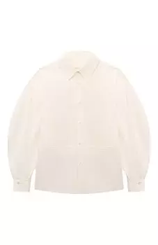 Хлопковая рубашка Elisabetta Franchi La Mia Bambina