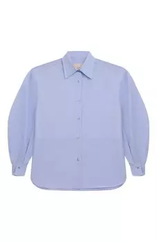 Хлопковая рубашка Elisabetta Franchi La Mia Bambina