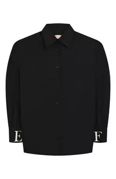 Хлопковая рубашка Elisabetta Franchi La Mia Bambina