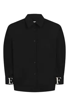 Хлопковая рубашка Elisabetta Franchi La Mia Bambina