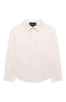 Хлопковая рубашка Emporio Armani