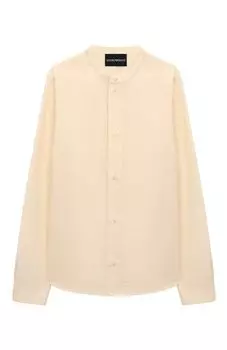 Хлопковая рубашка Emporio Armani
