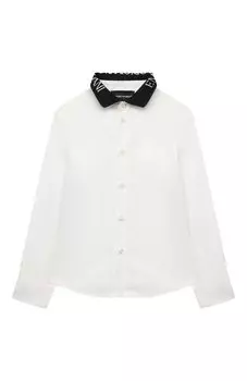 Хлопковая рубашка Emporio Armani