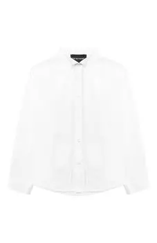 Хлопковая рубашка Emporio Armani