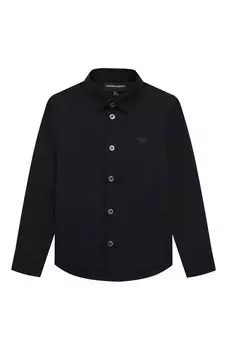 Хлопковая рубашка Emporio Armani
