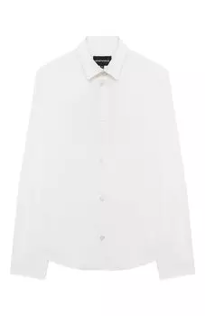 Хлопковая рубашка Emporio Armani