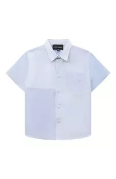 Хлопковая рубашка Emporio Armani
