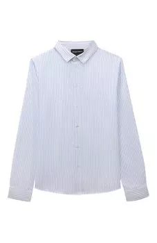Хлопковая рубашка Emporio Armani