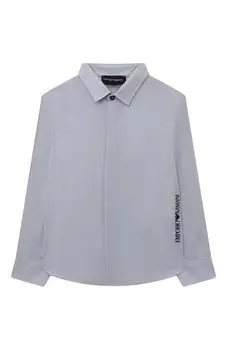 Хлопковая рубашка Emporio Armani