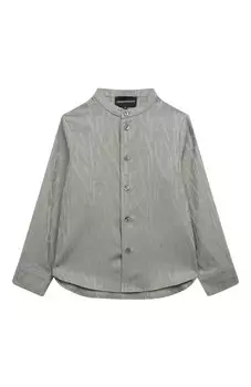 Хлопковая рубашка Emporio Armani