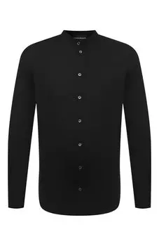 Хлопковая рубашка Emporio Armani