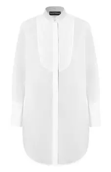 Хлопковая рубашка Emporio Armani