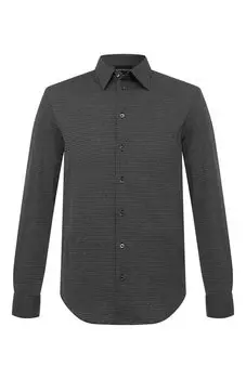 Хлопковая рубашка Emporio Armani
