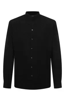 Хлопковая рубашка Emporio Armani