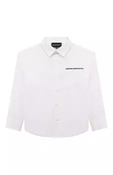 Хлопковая рубашка Emporio Armani