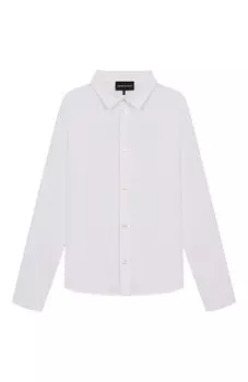 Хлопковая рубашка Emporio Armani