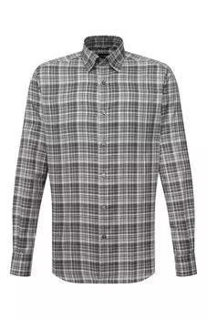 Хлопковая рубашка Ermenegildo Zegna