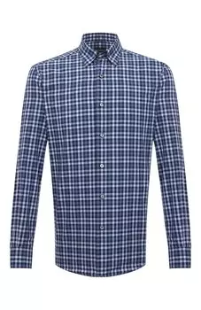 Хлопковая рубашка Ermenegildo Zegna