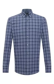 Хлопковая рубашка Ermenegildo Zegna