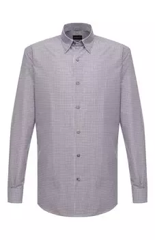 Хлопковая рубашка Ermenegildo Zegna