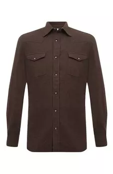Хлопковая рубашка Giampaolo