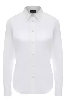 Хлопковая рубашка Giorgio Armani