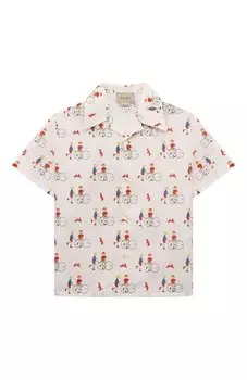 Хлопковая рубашка Gucci