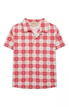 Хлопковая рубашка Gucci