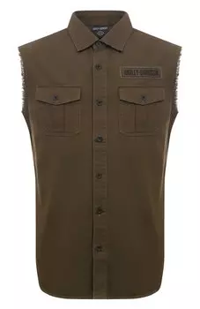 Хлопковая рубашка Harley-Davidson