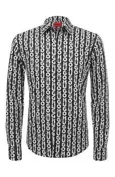 Хлопковая рубашка HUGO