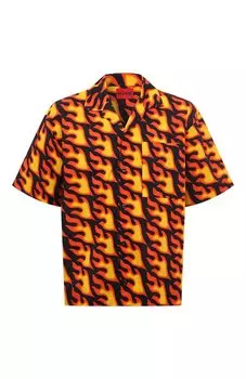 Хлопковая рубашка HUGO