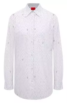 Хлопковая рубашка HUGO