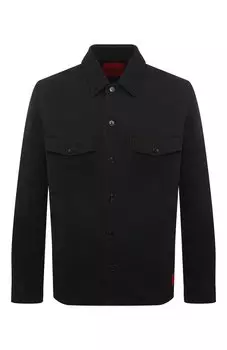 Хлопковая куртка-рубашка HUGO
