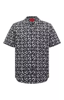 Хлопковая рубашка HUGO