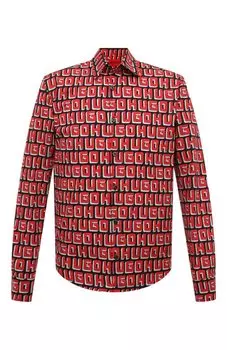 Хлопковая рубашка HUGO