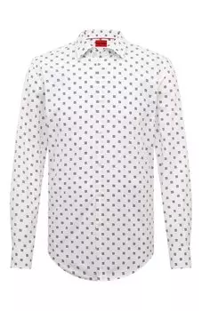 Хлопковая рубашка HUGO