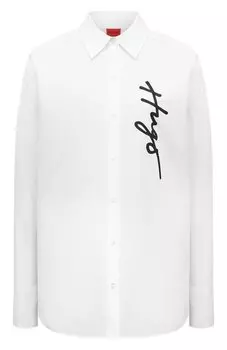 Хлопковая рубашка HUGO