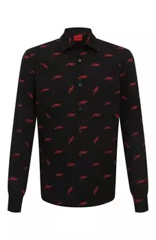 Хлопковая рубашка HUGO