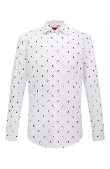 Хлопковая рубашка HUGO