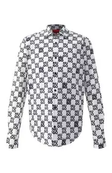 Хлопковая рубашка HUGO
