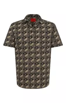 Хлопковая рубашка HUGO