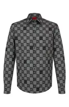 Хлопковая рубашка HUGO